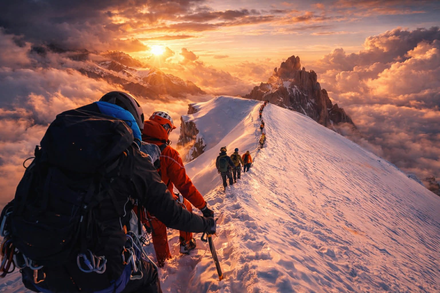 sommet de l'aiguille